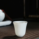 天泽 茶杯陶瓷功夫茶具杯品茗杯单杯莲花普洱杯主人杯 系列十一