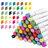 宝克（BAOKE）MP2913-36酒精油性双头马克笔套装学生手绘漫画设计绘画彩笔画笔记号笔36色水彩笔