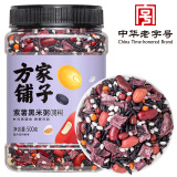 方家铺子中华老字号 紫薯黑米粥500g/罐装 五谷杂粮粥 粗粮