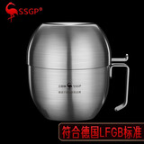 三四钢保温饭盒快餐杯304不锈钢餐盒便当盒泡面碗带盖学生大容量食堂 法兰克福快餐碗/无隔层1900ml