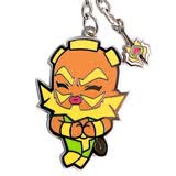 王者荣耀 程咬金-爱与正义钥匙扣 Q萌金属钥匙扣王者周边可爱卡通创意环圈挂饰挂件