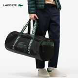 LACOSTE【王一博同款】法国鳄鱼春夏情侣款潮流百搭运动网球包|NH4495WW D20/黑色/绿色