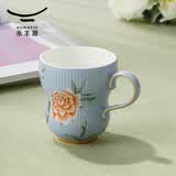 永丰源国瓷永丰源月亮时光 茶杯陶瓷马克杯家用 水杯办公室喝茶杯  290ml 黛灰色