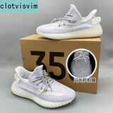 clotvisvim满天星男女鞋春夏减震鞋运动跑步鞋三杠情侣网布鞋莆田贾基椰子鞋 350满天星【真爆蓝盒包装】 42