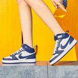 耐克（NIKE）高帮女鞋2024春新款Court Borough鞋子耐磨缓震复古运动鞋CD7782 CD7782-107 /COURT BOROUGH 37.5