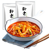 朴家炒年糕韩式辣炒年糕条内含酱甜辣风味关东煮食材部队火锅方便速食 年糕270g*2袋