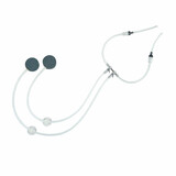 俪鱼（LIYU）氧气泵用高温烧结气饼气盘水族箱鱼缸气泡石气盘石 增氧泵配件 4cm气盘配件套装