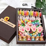 茵乐芙棒棒糖礼盒装生日万圣节礼物送女友女生女朋友儿童糖果巧克力 生日快乐么么哒