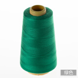若轩缝纫机线家用大卷402缝衣服的线3000码锁边宝塔缝纫线团手缝针线 绿色 3000码 1卷