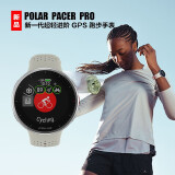 博能（polar） Pacer &Pacer Pro领跑者超轻进阶睡眠监测跑步手表运动心率腕表 pacer pro  White S-L