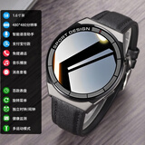 HKMW华HUAWEl为适用2025新款智能手表GT4pro男女士蓝牙可接打电话watch3太空人运动手表男测血压 保时捷【黑色皮带】
