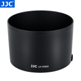 JJC 相机遮光罩 替代ES-60 适用于佳能EF-M 32mm F1.4 STM镜头M200 M50II M6II M3 M100微单相机配件 黑色