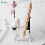 阿司倍鹭（ASVEL）家用厨房不锈钢砧板架收纳架 案板架免打孔菜板架置物架 不锈钢 材质A2606-08