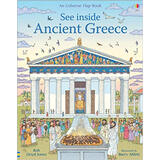 Usborne看里面翻翻书 古希腊 英文原版绘本 See Inside Ancient Greece 希腊诸神话科普启蒙 英语启蒙早教图画翻翻书 亲子共读 618 小学教辅