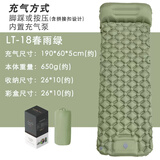 威迪瑞充气床垫户外露营帐篷睡垫超轻便捷式气垫床单人防潮垫自动充气垫 春雨绿_厚5cm【内置充气泵】