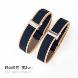 绅诚（GENSZ）男衬衫袖子绑带袖箍袖口臂环收紧神器衬衣袖子改短固定袖环 时尚蓝底