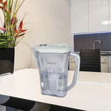 海尔（Haier） 净水器净水壶滤水壶 家用净水器过滤器HS-02/06滤水器 珍珠白
