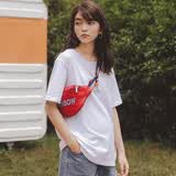 米度丽大码孕妇夏装孕妇短袖t恤夏季短款孕妇上衣宽松怀孕6870 大白色 XL码（建议130-160斤左右）