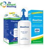 drnaturalhealing洗鼻器 进口海水芦荟洗鼻盐成人过敏鼻炎鼻窦炎鼻部冲洗器 成人洗鼻壶240ml 配 100包盐