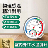 保联温湿度计家用温度计室内精准室温计冰箱干湿度计婴儿房气温湿度表 【店家推荐】支架款温湿计