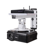 悠视PR03T 投影仪支架机顶盒通用壁挂托盘投影机吊顶降伸缩支架 PR03T白色