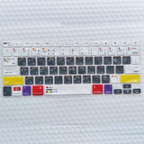 森雨轩 2015款苹果macbook air13.3英寸键盘贴膜pro15.4寸笔记本电脑防水防尘垫 功能膜灰色