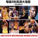 甜蜜城堡 体育海报A组装饰画墙纸大号高清高品质版全套8张卡通动漫周边 篮球明星NBA科比海报