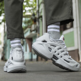 阿迪达斯 （adidas）正品男鞋2025春夏清风鞋缓震运动鞋网面透气Climacool休闲跑步鞋 IF3935/Climacool-灰色 40.5