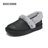 斯凯奇（Skechers）女士一脚蹬毛毛鞋169027 黑色/BLK 37 