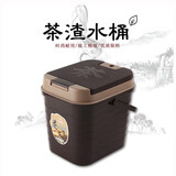 竹帅嘟嘟 茶几移动茶车楠竹茶水架非实木茶水台现代家用客厅泡茶桌子 茶渣桶7升