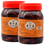 兰香缘安徽特产铜陵生姜片白姜糖醋泡姜甜生姜酱汁生姜咸生姜片 1050g酱汁姜2瓶