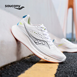 Saucony索康尼驭途17跑鞋男减震透气训练鞋跑步运动鞋子RIDE17 白银218 41