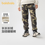 巴拉巴拉童装儿童长裤男童裤子女童中大童秋冬加绒加厚防风休闲裤