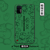 机旺马锤子坚果pro3手机壳磨砂硅胶全包边防摔保护套坚果pro3个性创意男女网红抖音漫画超薄软壳潮 暗绿手套 360°自由旋转指环支架+手机壳挂绳