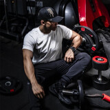 Monster Guardians 健身短袖男 修身夏季运动t恤健身跑步训练上衣潮流简约基础圆领t 人气套装(颜色联系客服) M (健身必入)