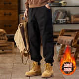 增致牛仔（ZENGZHI）男士休闲裤男束脚工装裤子男2025春季新款宽松哈伦直筒长裤男装