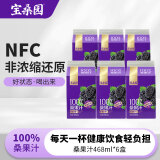 宝桑园桑果汁468ml*6盒 0添加0色素 富含花青素果蔬汁补维生素营养健康