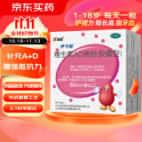 伊可新维生素AD滴剂（胶囊型）50粒1岁以上 维生素ad滴剂 用于预防和治疗维生素A及D的缺乏症