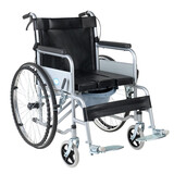 亿佰康轮椅折叠轻便小巧老年人轮椅带坐便器便携老人残疾人手推车