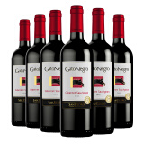 黑猫（GatoNegro）智利黑猫红酒赤霞珠干红GatoNegro 智利进口葡萄酒国际品牌猫酒 2017年赤霞珠6瓶(略有沉淀)