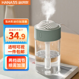 海纳斯（HANASS）加湿器 迷你小型家用卧室上加水空气加湿伴侣轻音 办公室桌面加湿器 H1