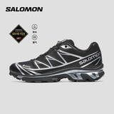 萨洛蒙（Salomon）男女款 城市轻户外防水透气舒适支撑潮流穿搭休闲运动鞋 XT-6 GTX 黑色 474506 42 (UK8丨 42)