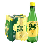 Perrier 法国进口巴黎水（Perrier）充气天然矿泉水含气果味气泡水饮料 【柠檬】500mL*12瓶