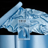 煊缎 丝绸面料 30姆米垂坠不透 纯色重磅真丝桑蚕丝衬衫吊带裙睡衣布料 服装夏 4号色 (1D1SSO200359)