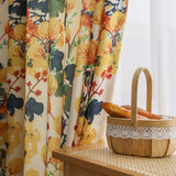 赋润小清新田园风窗帘遮光法式2023年新款客厅卧室碎花窗帘轻奢ins风 锦上添花（遮光款） 宽4.0高2.7挂钩一片可改短