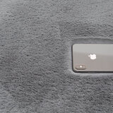 Y U-LIVE轻奢仿兔毛隔凉地毯卧室客厅满铺网红女生房间毛绒撸猫感飘窗长绒 兔毛云灰色【长毛升级加厚加密】 50cmx160cm【特价款】