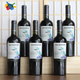 ALCEDINO智利原瓶原装进口 安第斯翠鸟赤霞珠干红葡萄酒 冬季热红酒 750ml 六支装整箱