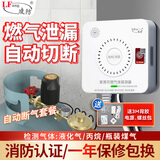 凌防（LFang）燃气报警器天然气报警器智能家用厨房可燃气体液化气泄漏消防报警 小型餐饮业燃气报警器+机械手