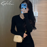 沙驰女包小香风单肩斜跨包时尚通勤手机包2025新款品牌高档腋下链条包 【蜜白】官方正品/礼盒精装