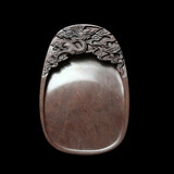 赋比兴砚台端砚 砚台 国家非物质文化遗产 肇庆端砚《云龙砚》8寸宋坑砚台 正宗老坑天然原石纯手